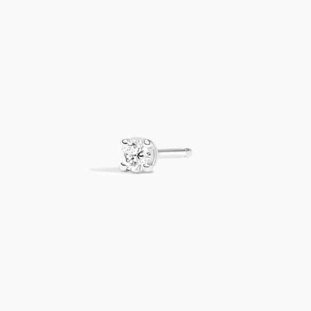 Single Lab Diamond Stud Earring